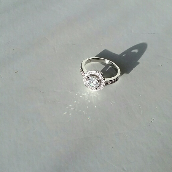 💕2 for $25💕Silver Plated CZ Ring - Picture 4 of 8